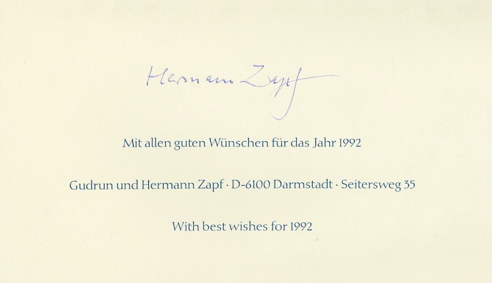 Gudren and Hermann Zapf